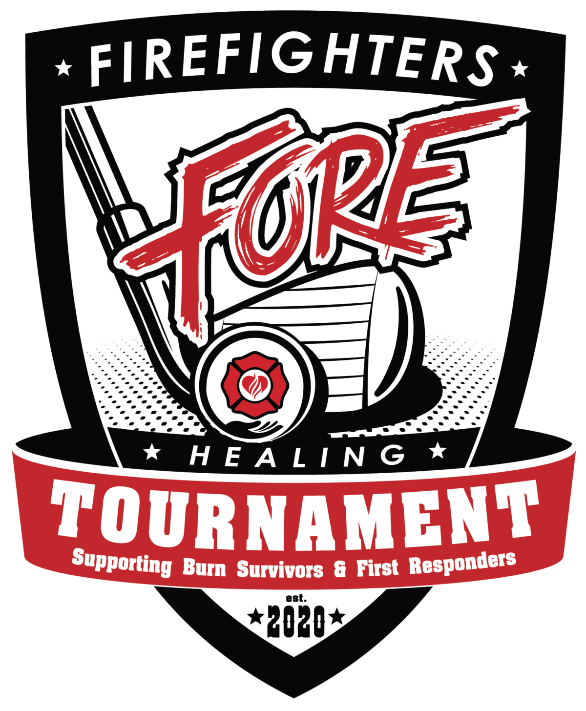 Firefighters FORE Healing Golf Logo