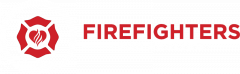 logo firefighters for healing white